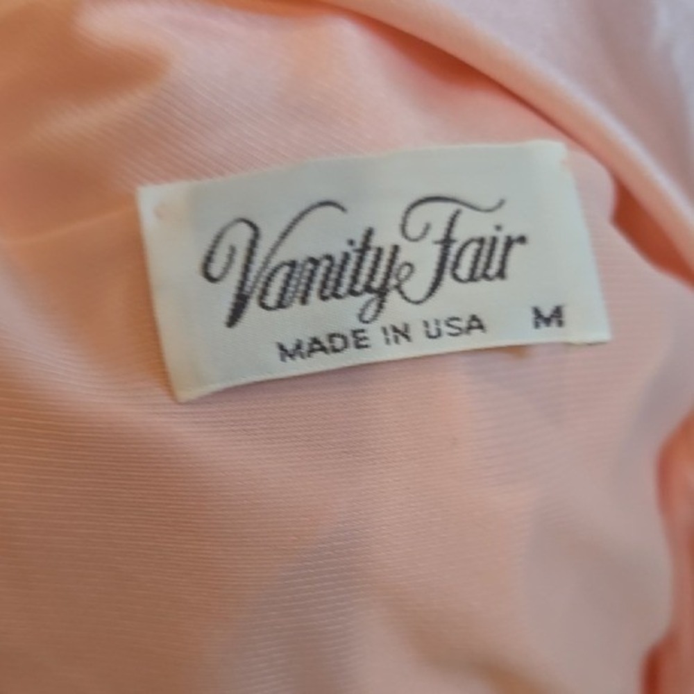 Vanity‎ Fair Vintage Nightgown Medium Cottagecore Floral Applique Long Sleeve - Picture 5 of 7